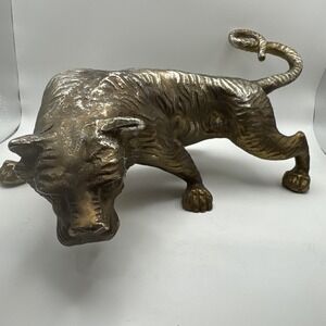 vintage prowling tiger Made Of Some Type Of Metal Although It's Not Magnet